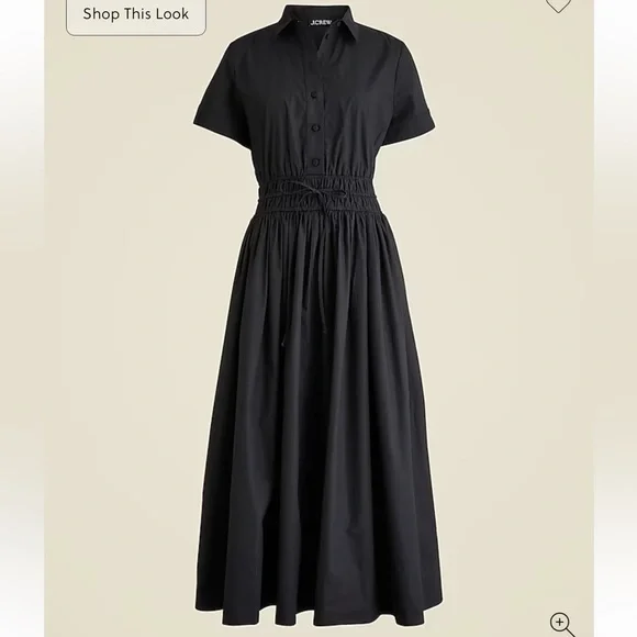J Crew Elena shirt-dress in cotton poplin - Picture 4 of 5